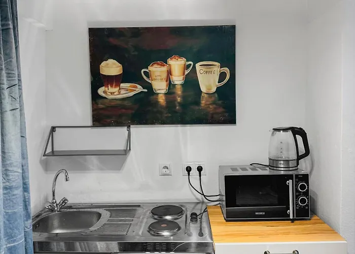 Ruhiges Flussufer Lägenhet